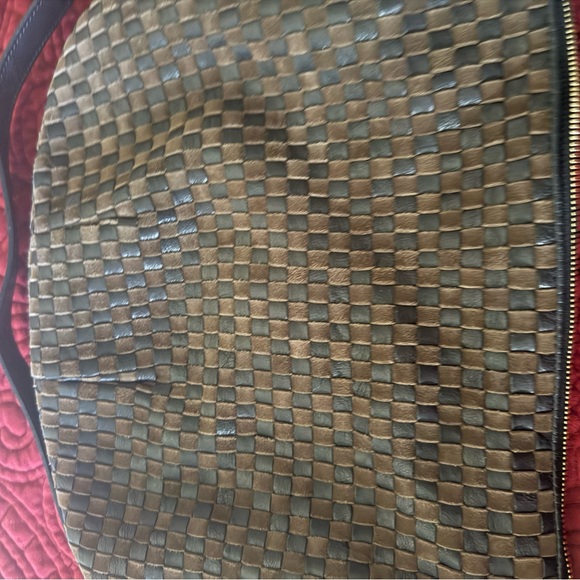 Clare V Dark Brown Woven Shoulder Bag - Picture 4 of 4